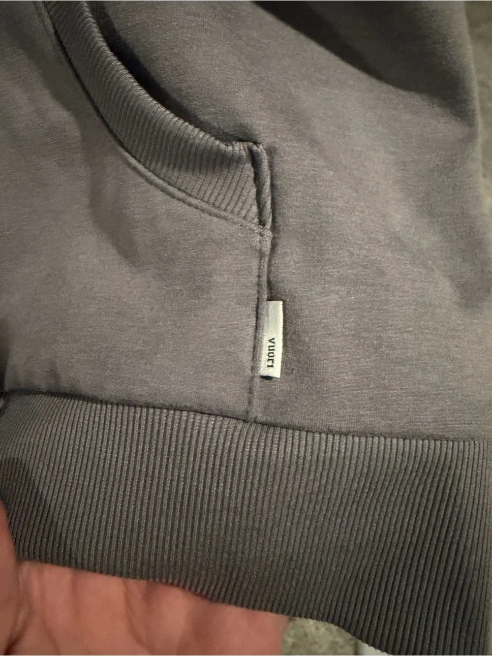 Men's Lightweight Hooded Zip Jacket in Gray